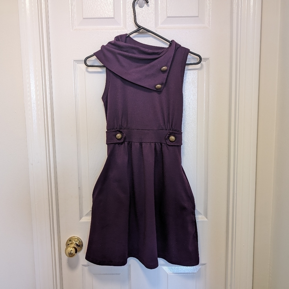 Modcloth | Coach Tour Dress in Violet | Size XS